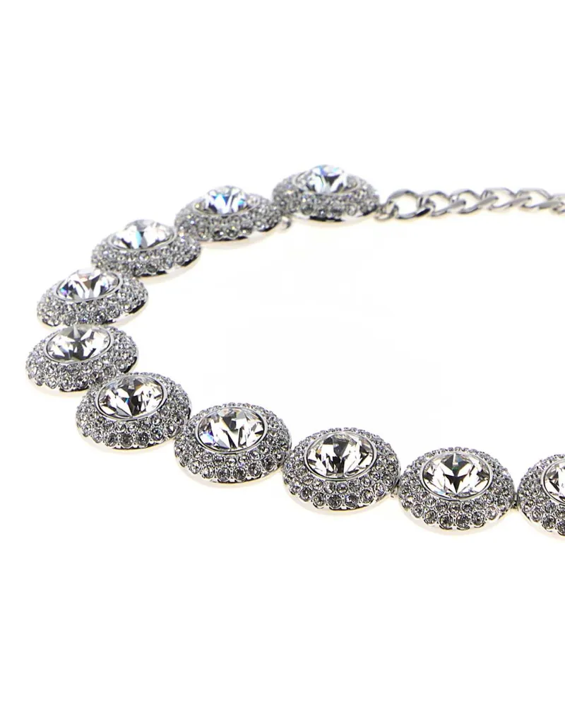 Swarovski Women's Embellished Metal Una Angelic Necklace 000 Collane Necklaces Silver