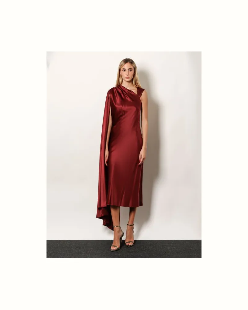Max Mara Women's Edolo Silk Dress Red Red