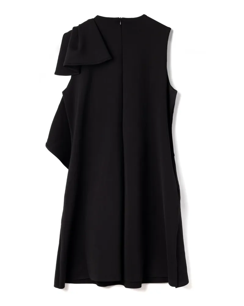 Viktor & Rolf Bow Volant Dress — Black Black