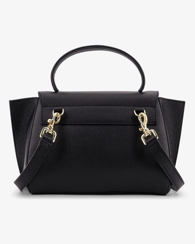ATP Atelier Women's Shoulder Bag Arezzo Leather Black Black