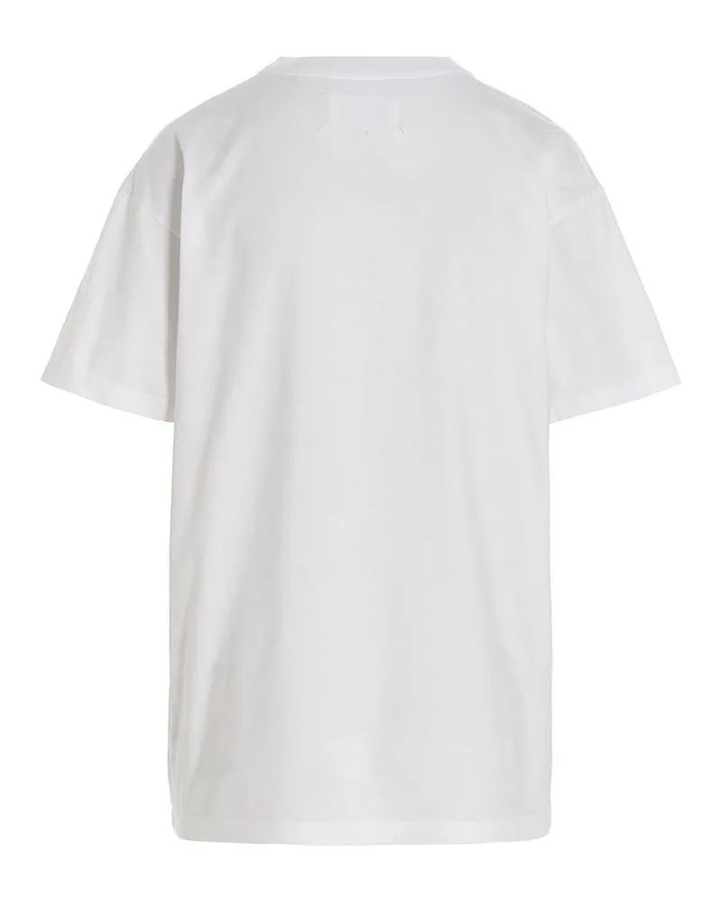 Maison Margiela Women's White Cotton T-Shirt White