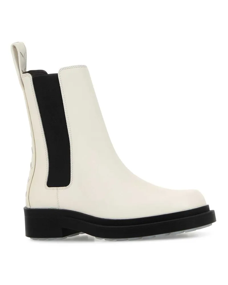 Bottega Veneta Women's Boots Chelsea White Calf White