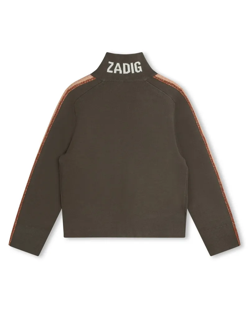 Zadig & Voltaire Viscose Tricot Cardigan — Brown Brown