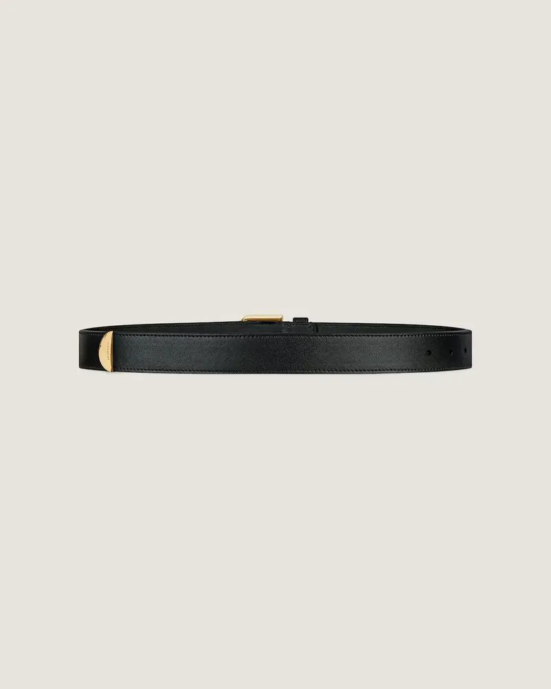 Givenchy Leather Belt — Black Black