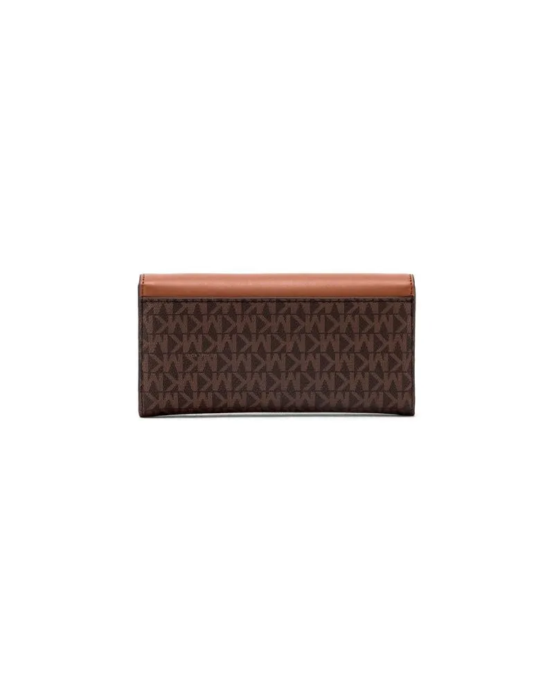 Michael Kors Women's Wallet Brown Polyurethane Bags Brown