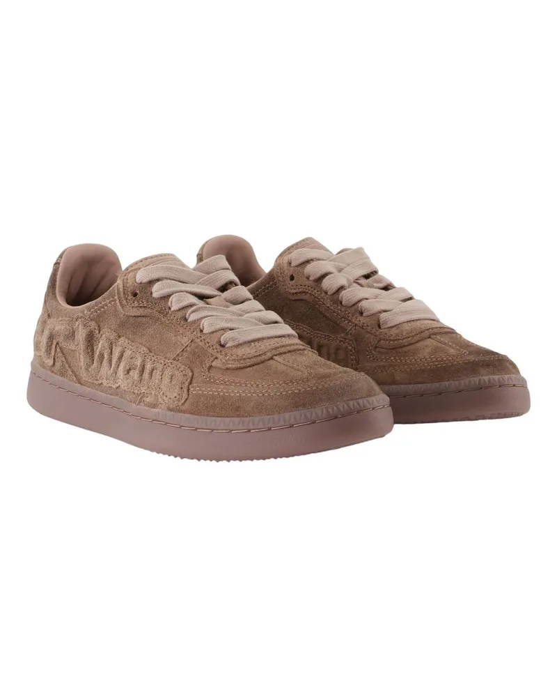 Alexander Wang Women's Lex Sneakers -  Leather Vintage Pink Calfskin Shoes Pink