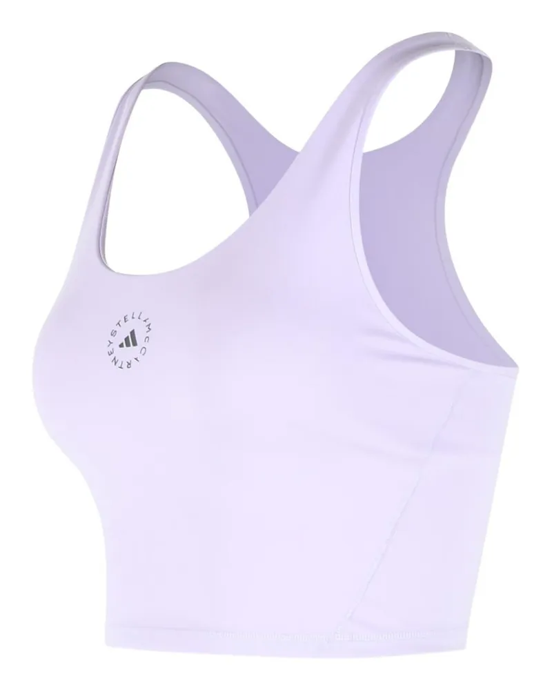 adidas Logo Bralette Tank Top — Lilac Lilac
