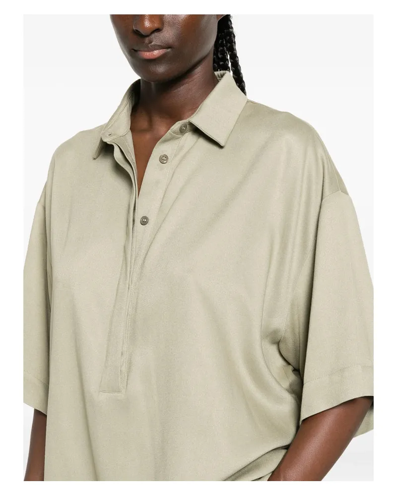 FRANKIE Shop Sage Polo Shirt — Green Green
