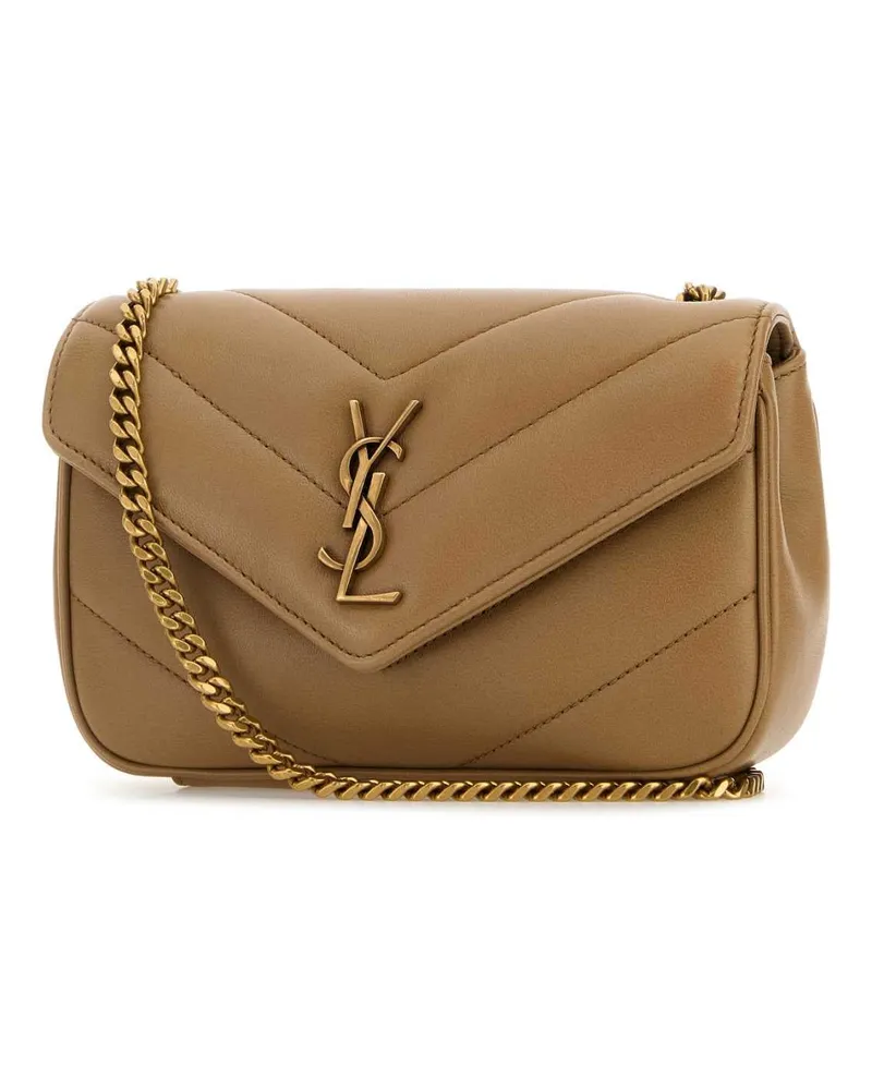 Saint Laurent Women's Crossbody Bag Beige Lamb Beige