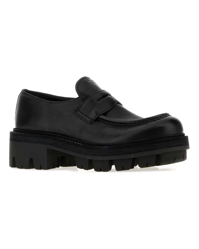 Prada Basalt Loafer — Black Black