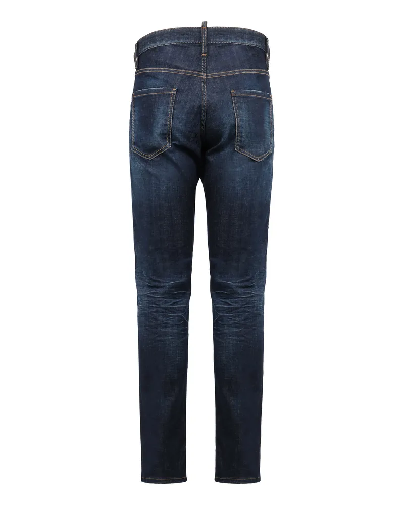 Dsquared2 Men's Jeans Cool Guy Denim Blue Cotton Slim-Fit 