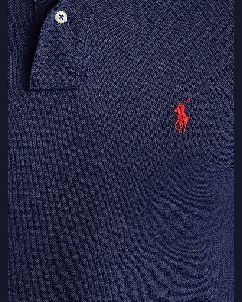 Ralph Lauren Men Cotton Polo Shirt Blue T-shirts And Polos Navy