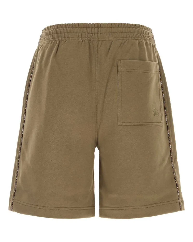 Burberry Cotton Bermuda Shorts — Beige Beige