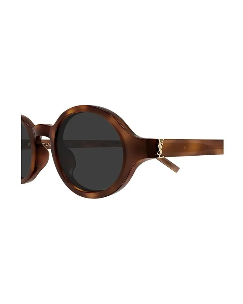 Saint Laurent Unisex Sunglasses Brown Acetate Eyewear Brown