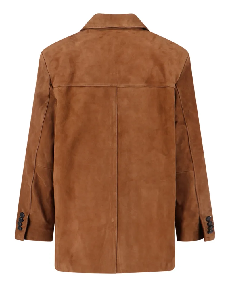 Dunst Women's Jackets Brown Cow Leather Brown
