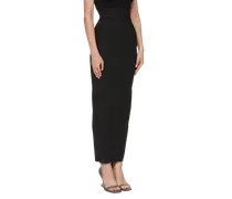 Women's Jupe Longue Dirt Pillar Noire Black Skirt