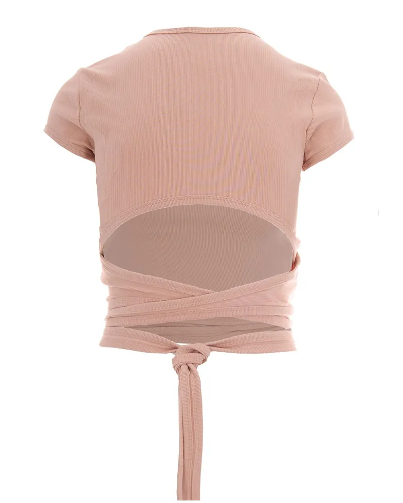 Diesel Women's T-Shirt T Bunny S1 Rose Cotton T-Shirts & Jerseys Rose
