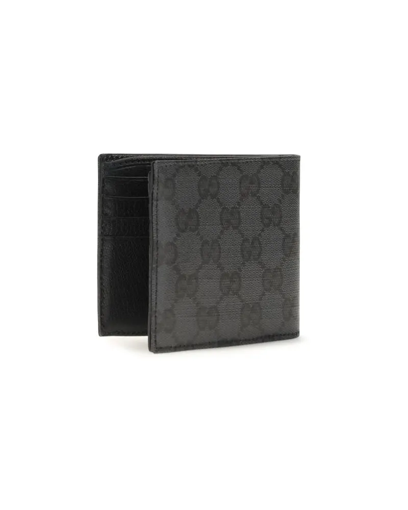 Gucci Men's Black Cotton Wallet Black