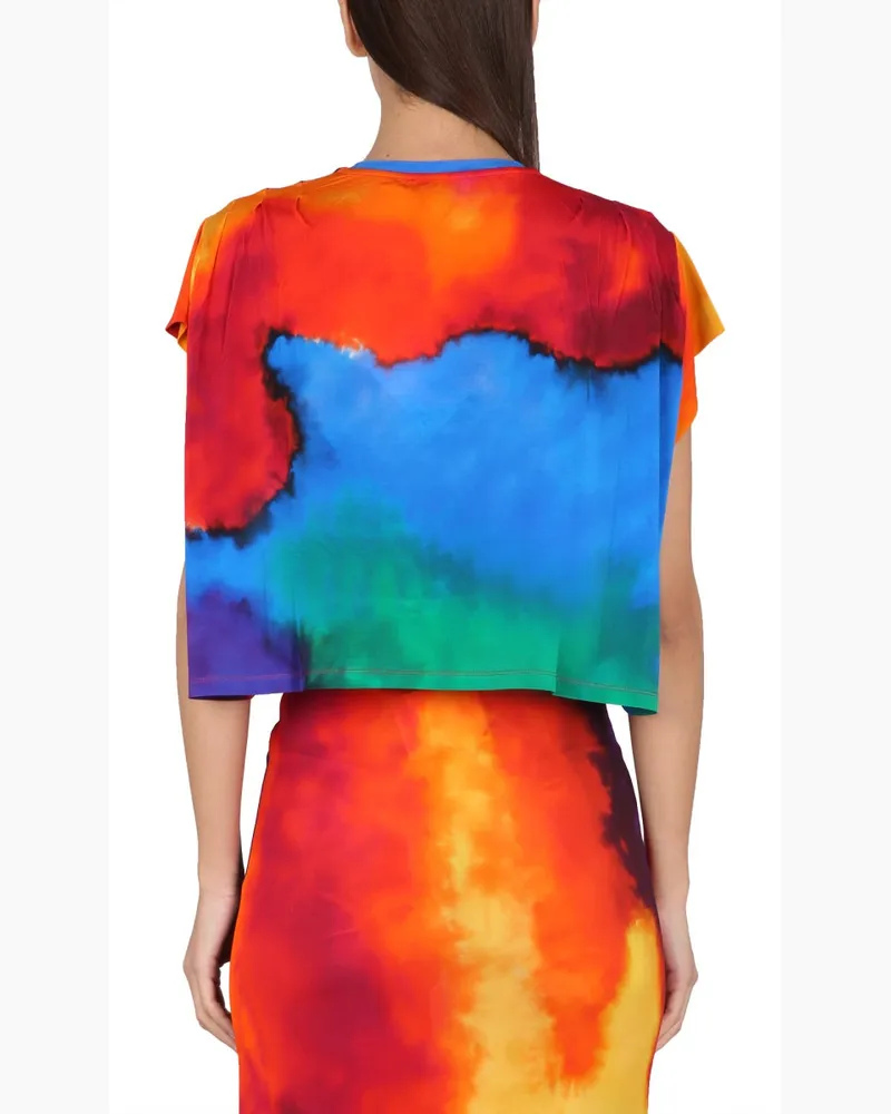 Paco Rabanne Cupro T-Shirt — Multicolor Multicolor