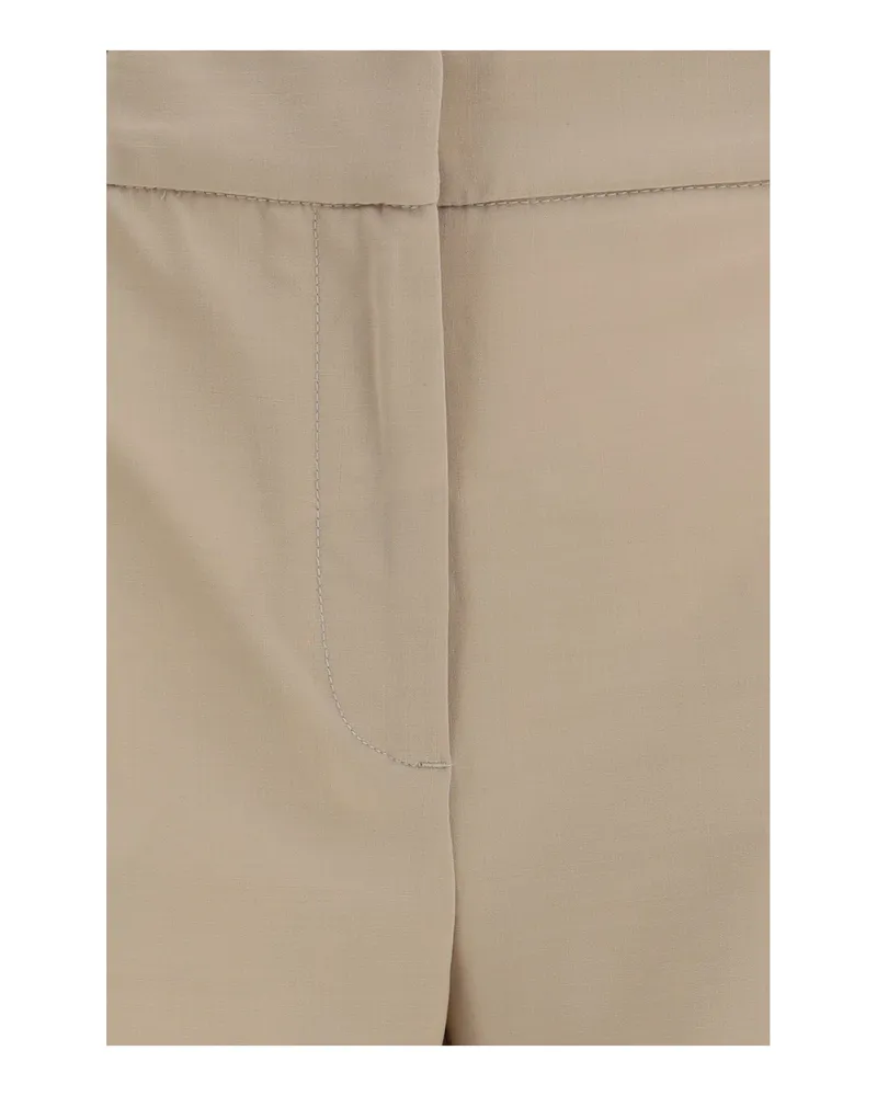 True Royal Women's Trousers Linda Beige General Elastane Beige