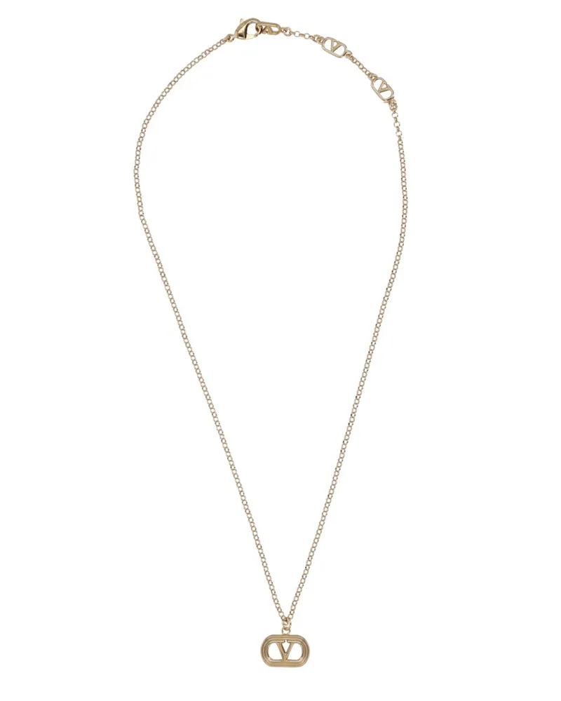 Valentino Garavani Ovalette Necklace — Bronze Bronze