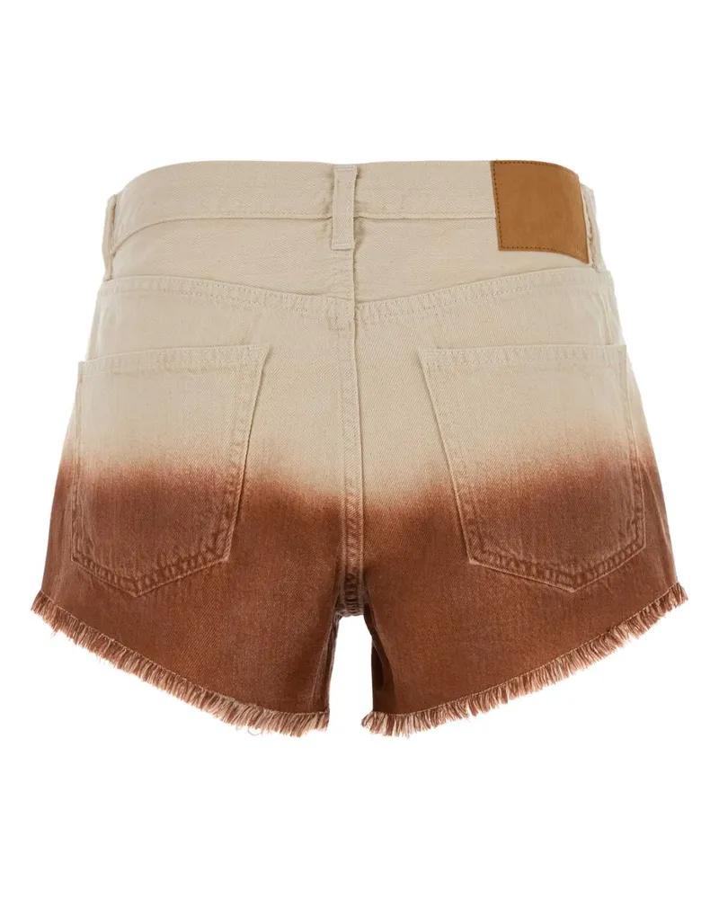 Alanui Eden Denim Shorts Offwhitebur