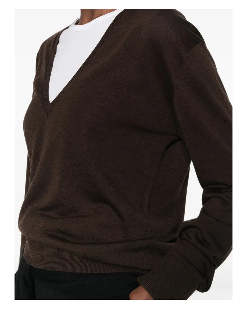 Totême Fonda Jacket — Brown Brown