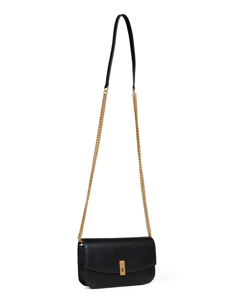 Ralph Lauren Women's Wallet On Chain Black Other Materials Handbags Hand Bags Black
