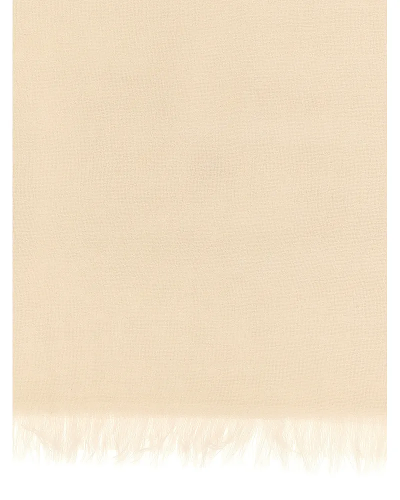 Brunello Cucinelli Women's Beige Cashmere Scarf Beige