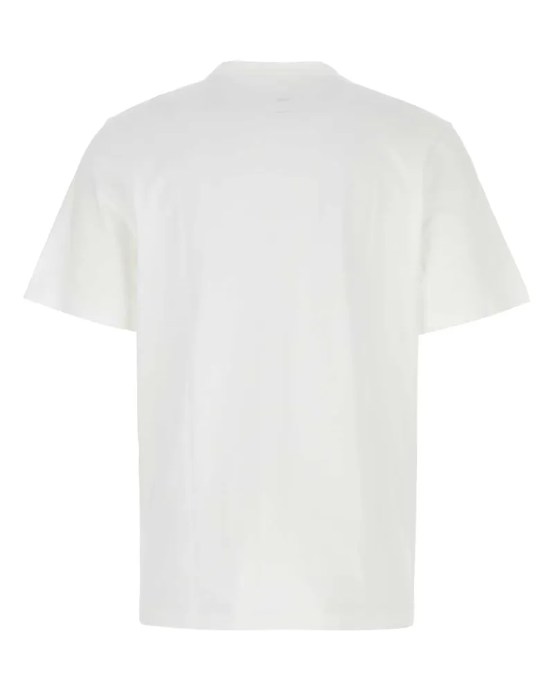 OAMC Logo-Embroidered Cotton T-Shirt — White White