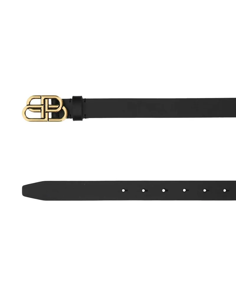 Balenciaga Thin Belt — Black Black