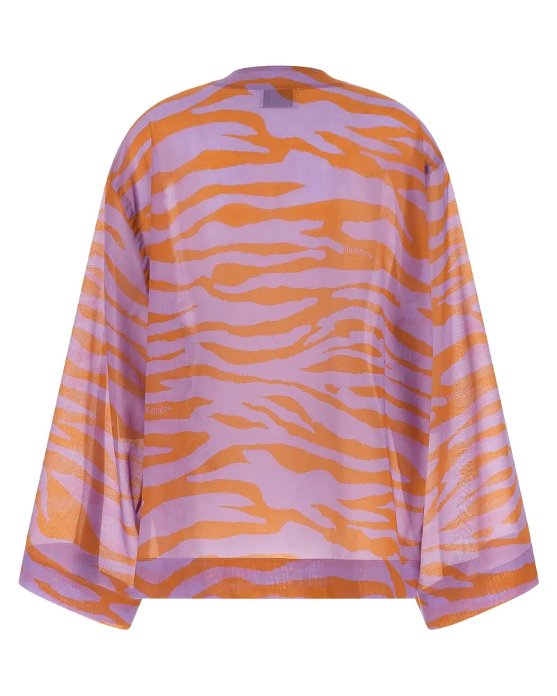 ATTICO Women's Purple Cotton Blouse Purple