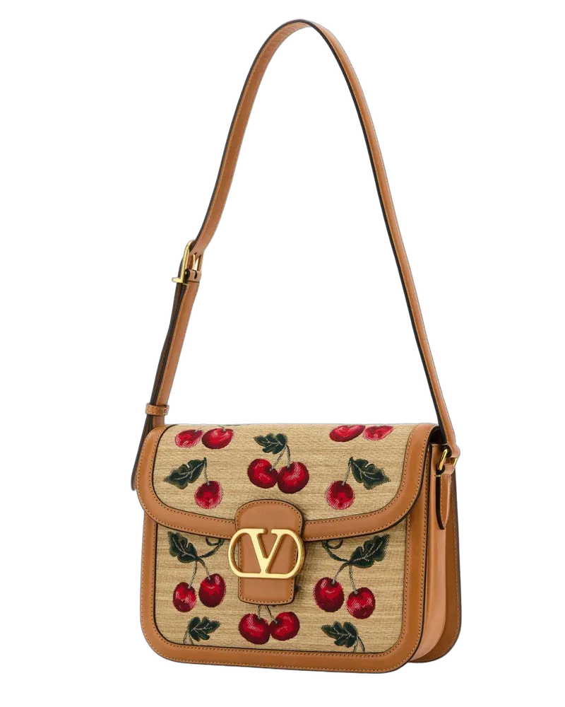 Valentino Garavani Naturalemulticolornaturalcamel Borse A Tracolla Bag Beige