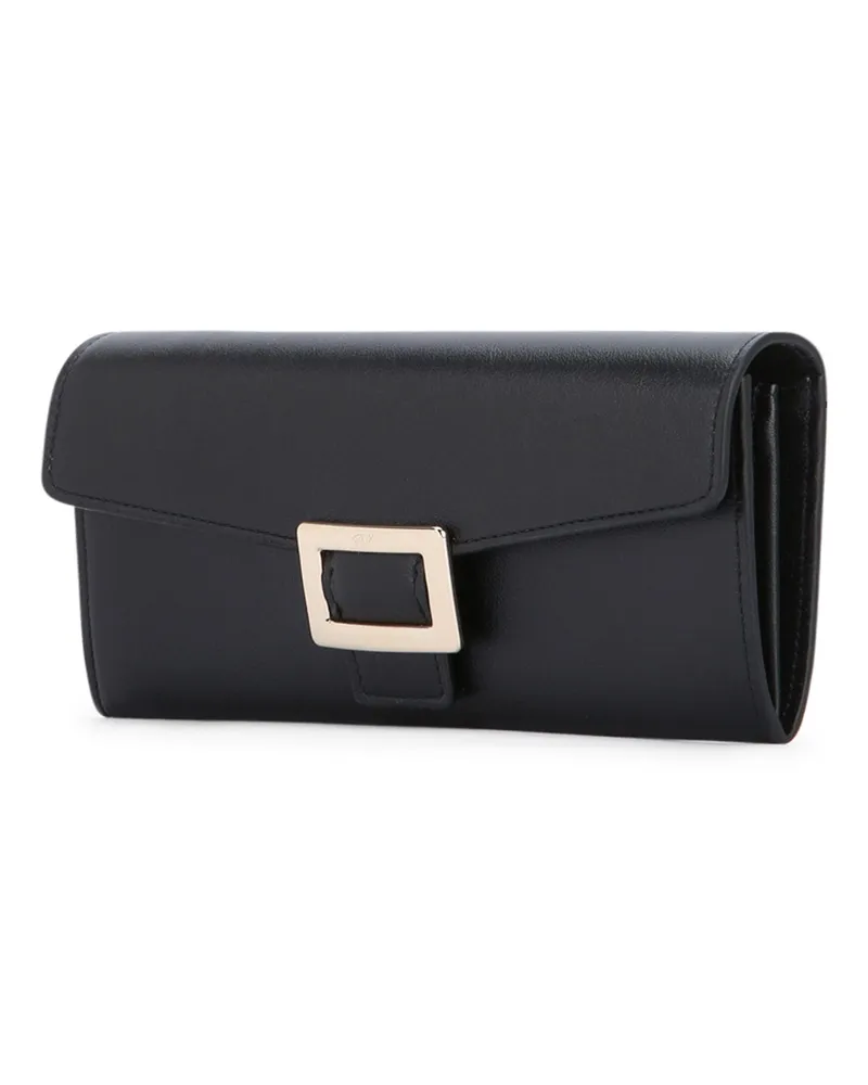 Roger Vivier Women's Belle Vivier Small Wallet Nero Leather Portafogli Black