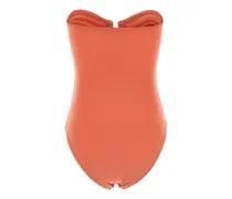 Stretch Nylon Swimsuit — Orange