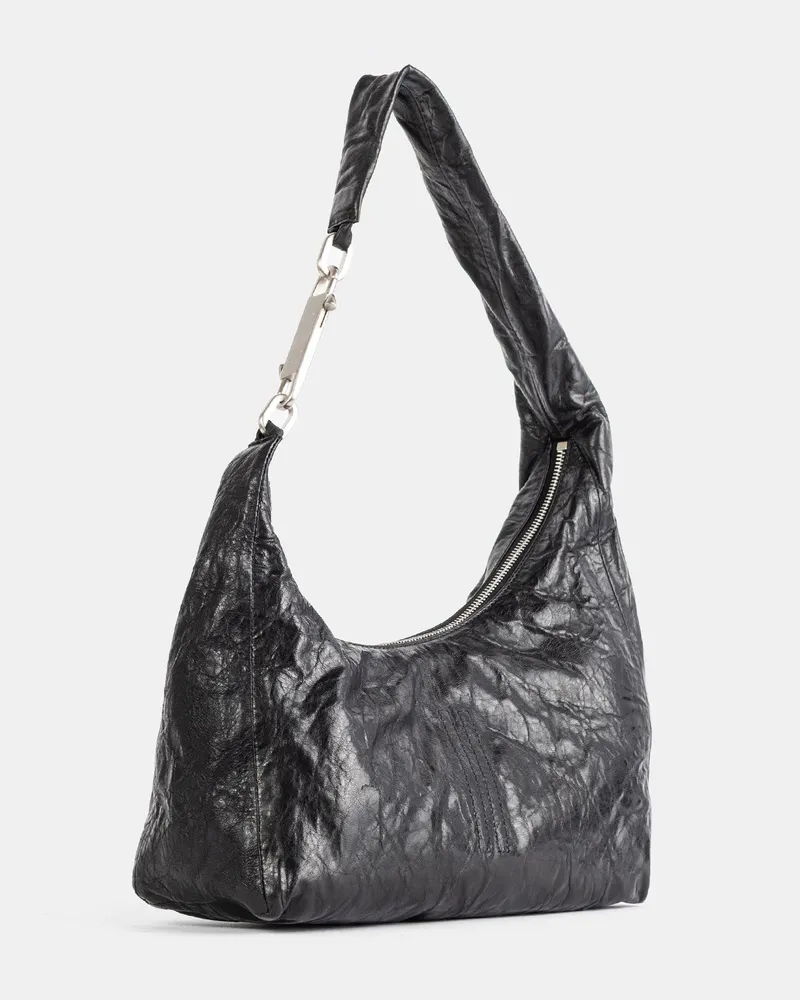 Rick Owens Women's Sac Bandoulière Small Gemini Bag Noir Black Black