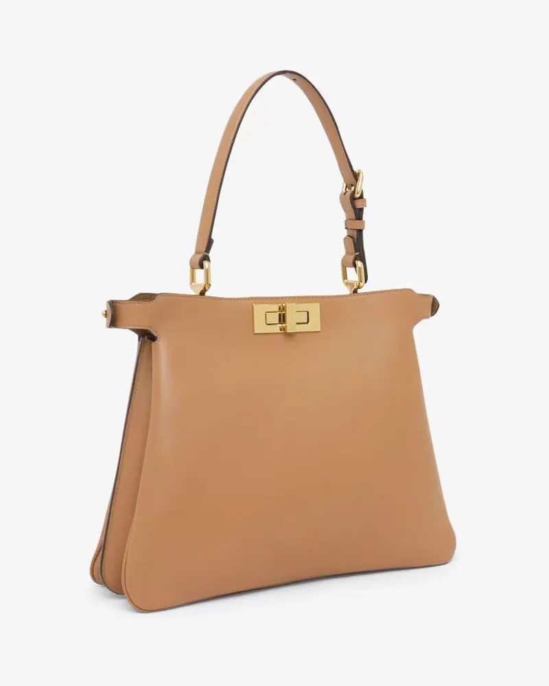 Fendi Unisex Bag  E25 Bleu Tan