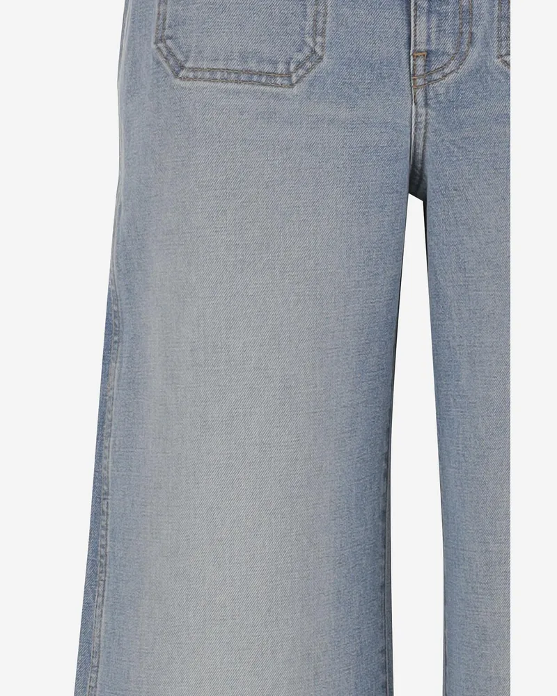 KHAITE Women's Jeans Cotton Denim Blue