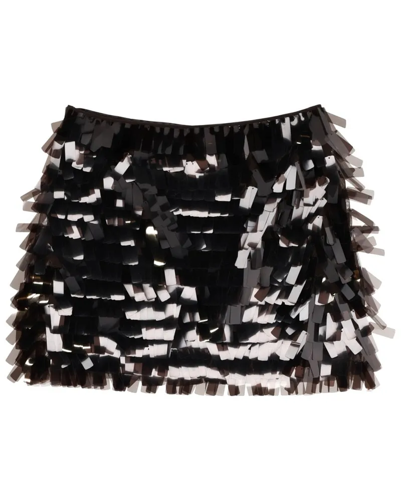 STAUD Polyester Miniskirt — Brown Brown