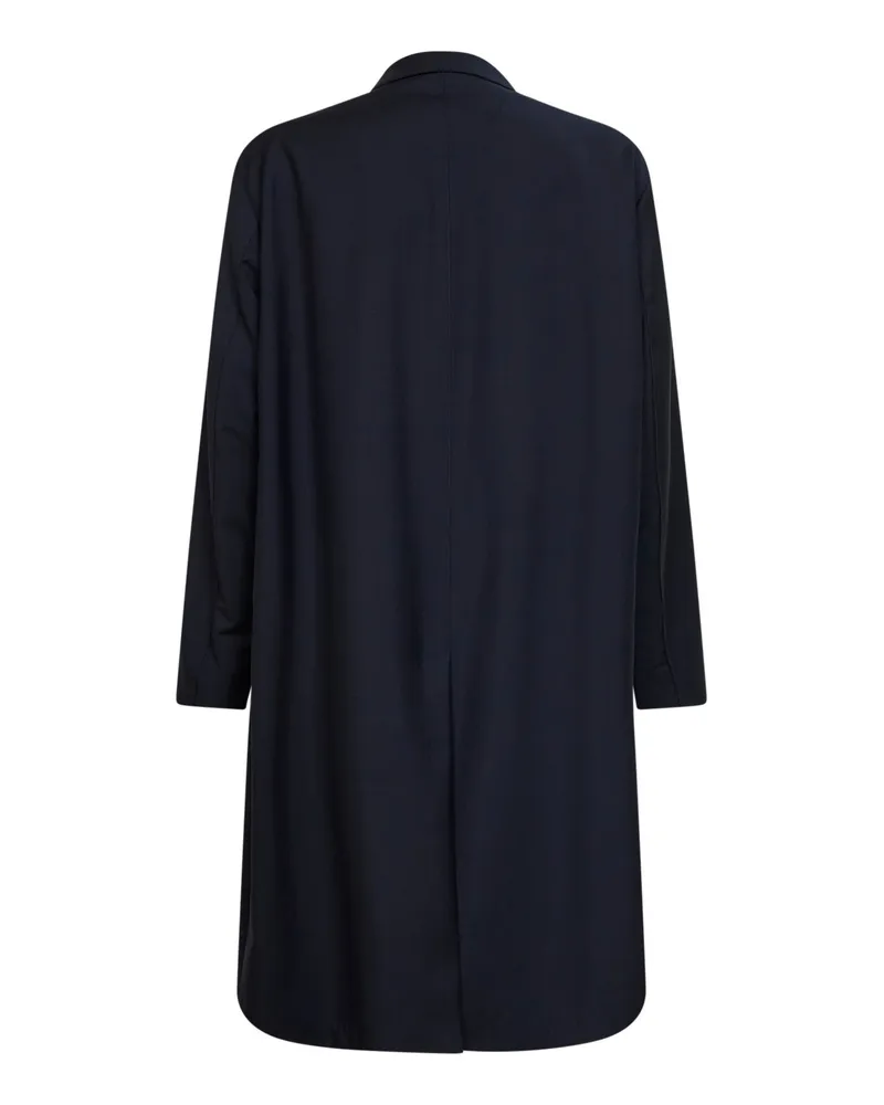 Jil Sander Men's Sports Coat Dark Blue Wool-Mohair Virgin Wool Navy