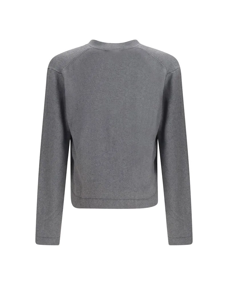 Vivienne Westwood Men's Gray Cotton Cardigan Clothing Gray