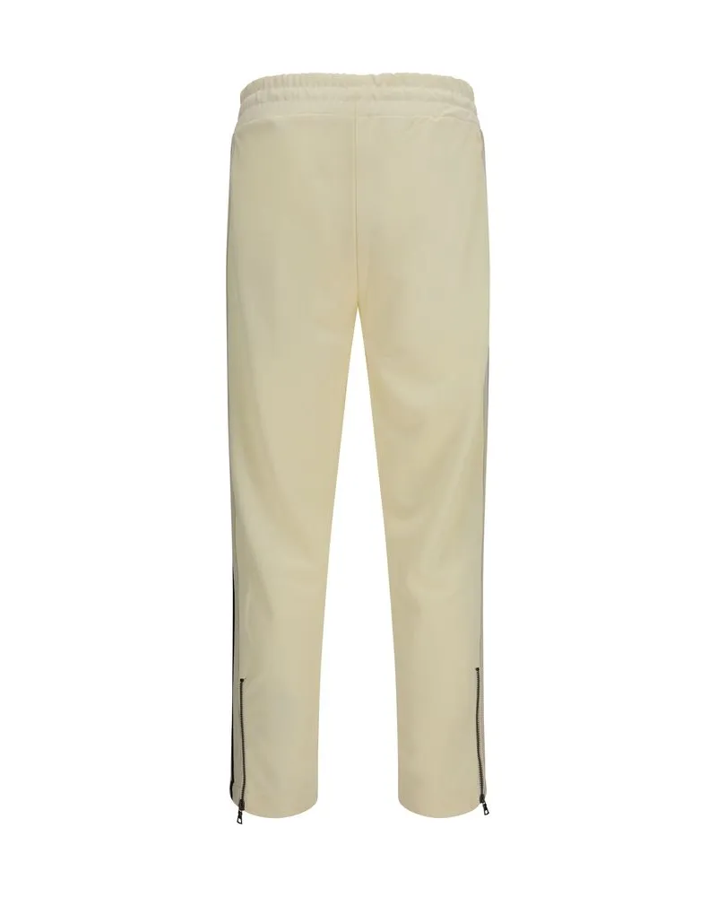 Palm Angels Men's Beige Polyester Athletic Pants Beige