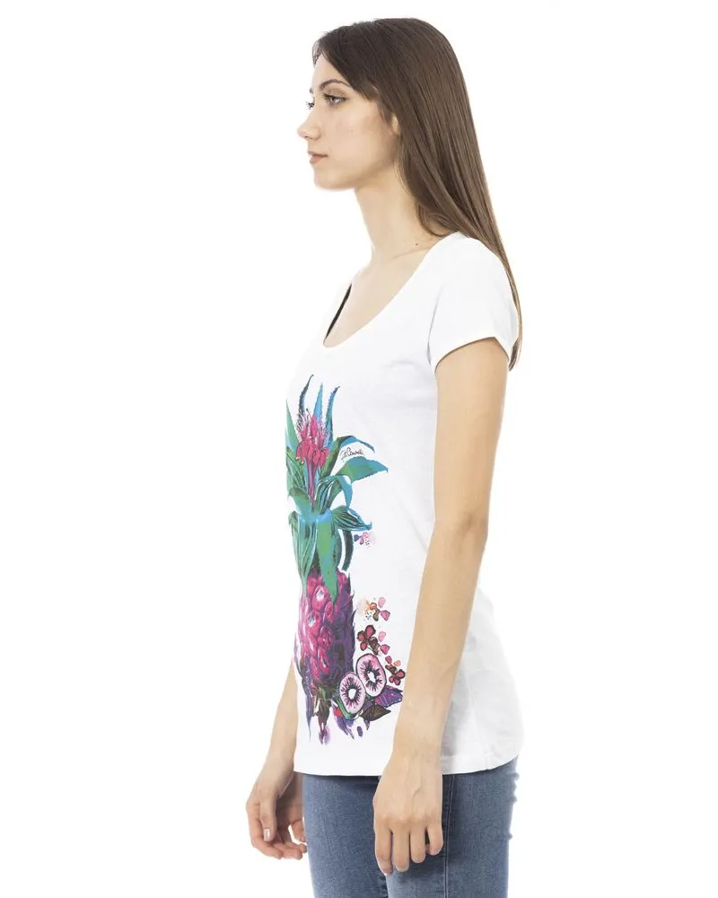 Just Cavalli White Cotton Women T-Shirt White
