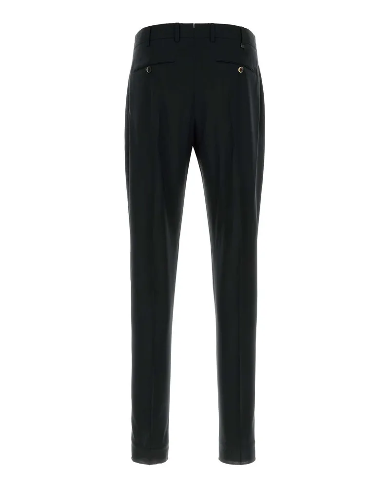PT TORINO Men's Black Wool Pant 0990 Exterior: Virgin Pantaloni Black