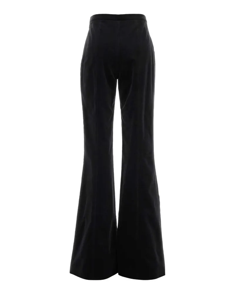 COSTARELLOS Velvet Trousers — Black Black
