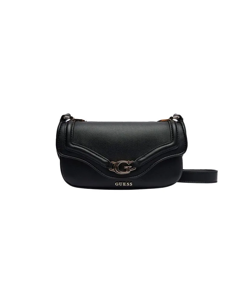 Guess Women's Crossbody Bag Black Polyurethane - Crossbody-Bags Black