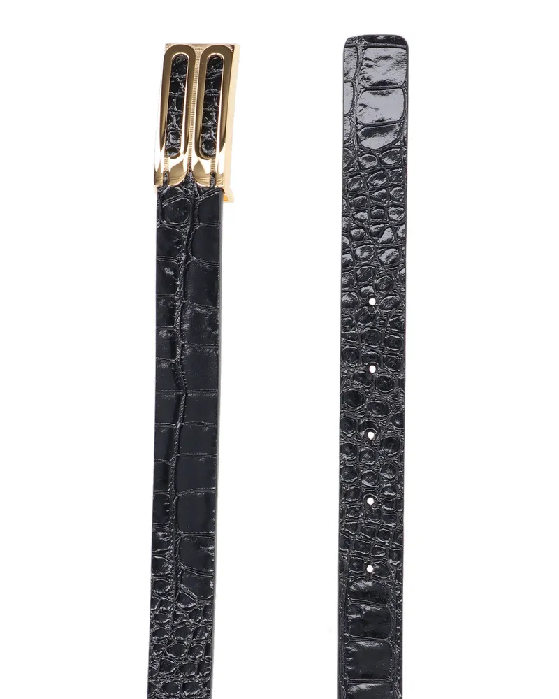 Victoria Beckham Women's Belts Black Calf Leather Black