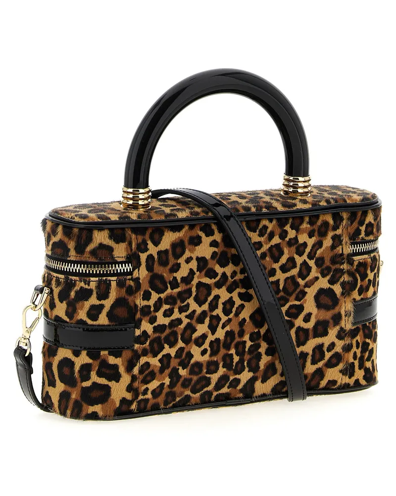 Roger Vivier Top Handle Bag — Leopard Leopard