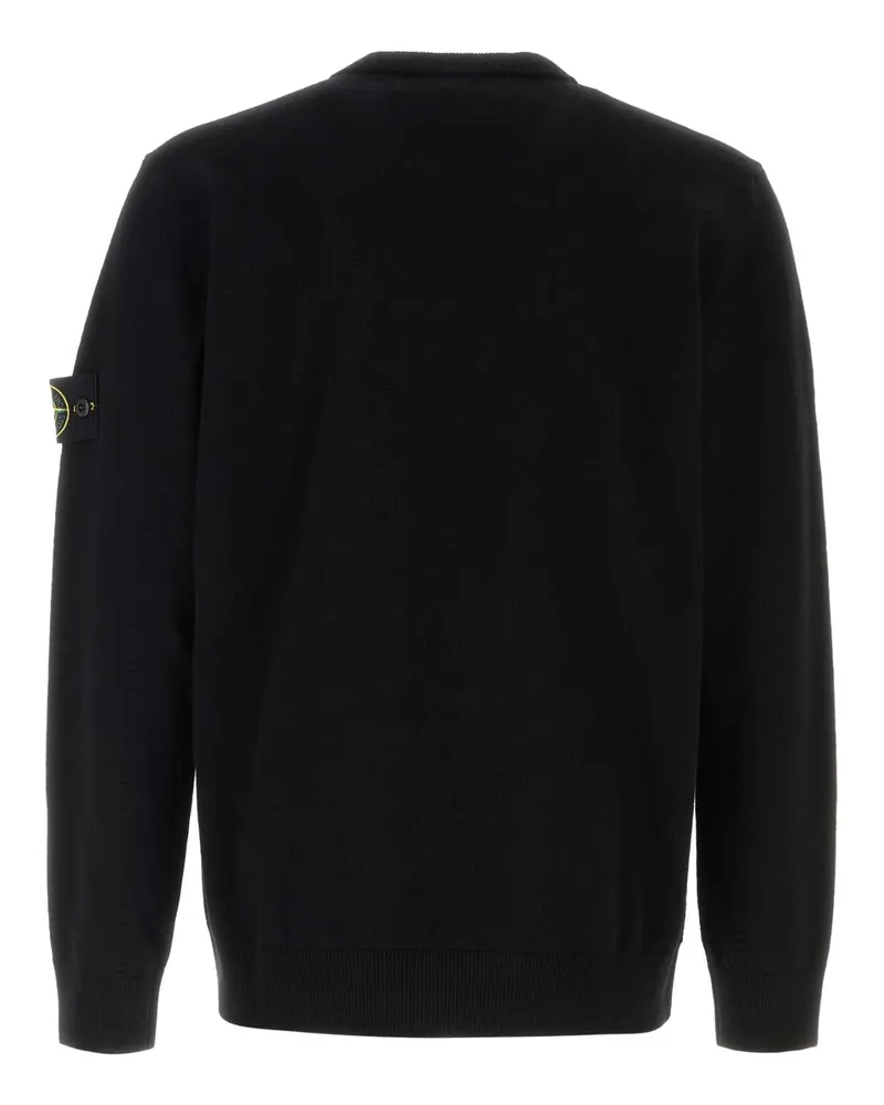 Stone Island L1s155100010s00b4 V0029 Black Capo: Lana Vergine Maglieria Sweater Black