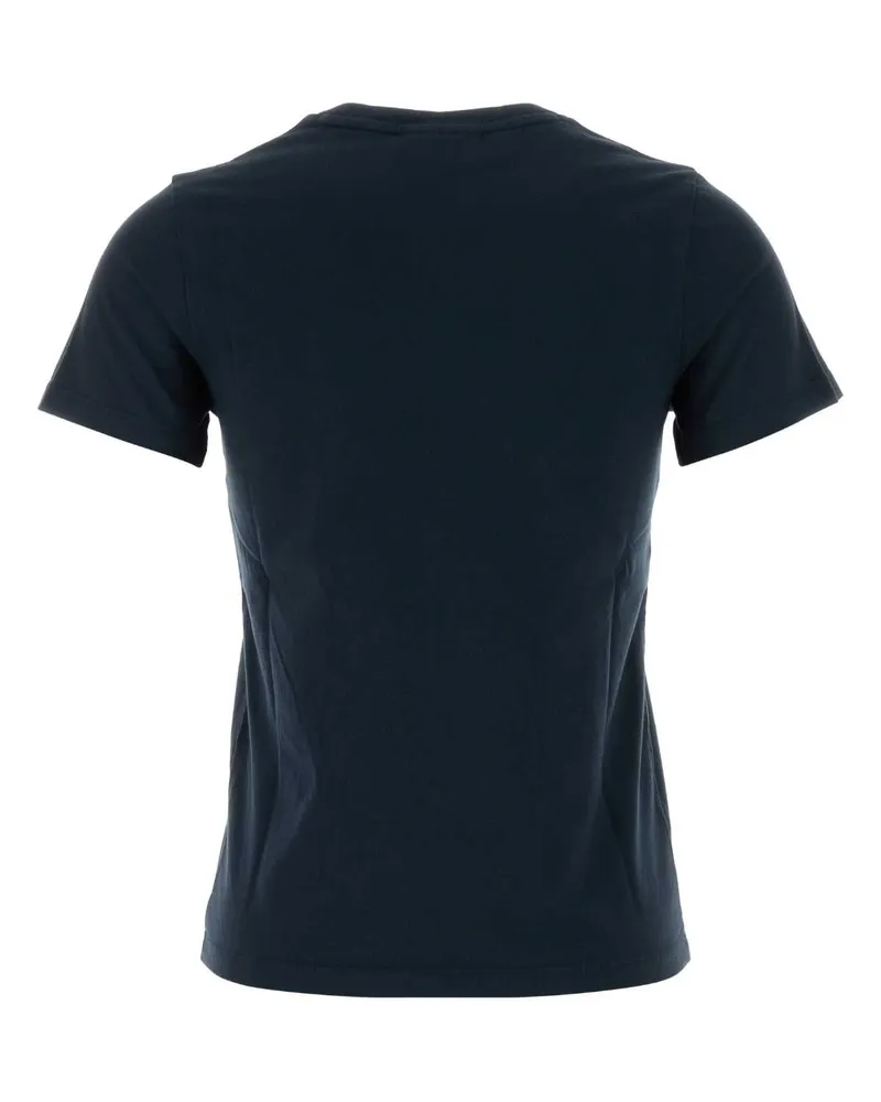 Kitsuné Women's Navy Blue Cotton T-Shirt Classicnavy Exterior Exterior: T-shirts And Polos Navy
